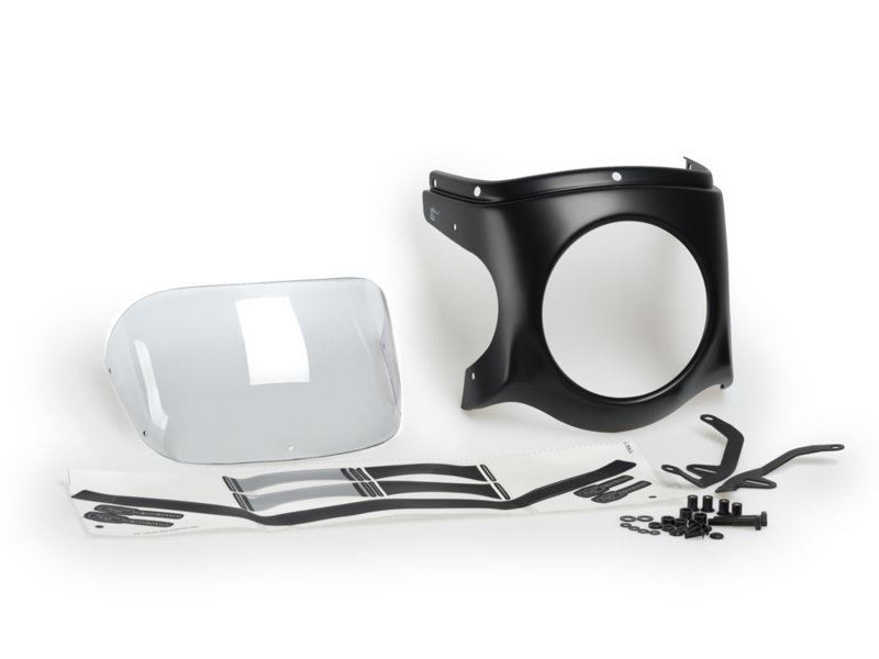 Puig Retro Blk Fairing & Clear Screen 180mm Triumph Bonneville Speedmaster 18-25