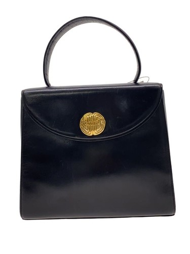 GIVENCHY handbag cowhide Black plain Used
