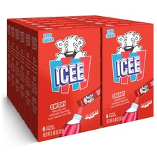 ICEE Singles To Go Water Drink Mix - Powder Sticks, 12 Boxes with 6 Packets E...