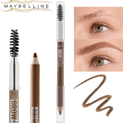 Maybelline Brow Precise Pencil - Dual Ended, Long Lasting Definer - Soft Brown