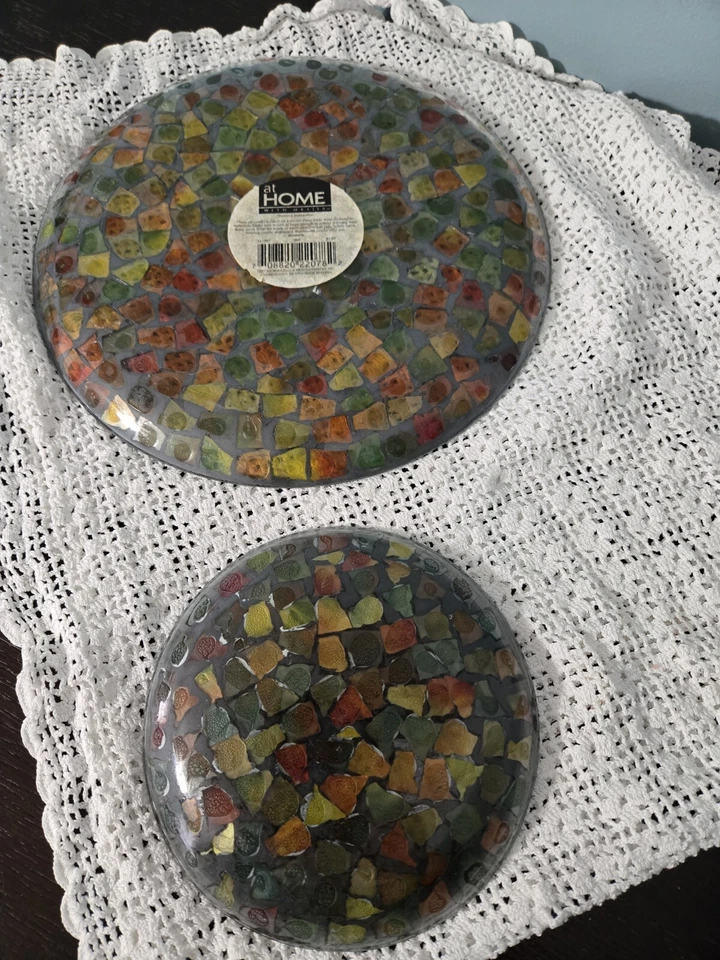 Placas Rich MULTICOLOR Mosiac Lg,sm. Acoge tu hogar con hermosos platos Foto 3 de 4