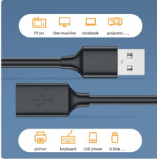 Cavo Prolunga USB 2.0 Maschio/Femmina Estensione 1.5m/3m/5m metri alta qualita