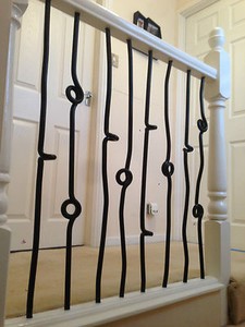 Get Knotted Solid Metal Banister Spindles New Ebay