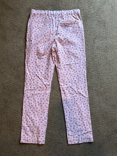 Vintage Polo Ralph Lauren Golf Pants 30x32 Pink Ladybug Pattern NICE! - Picture 7 of 8