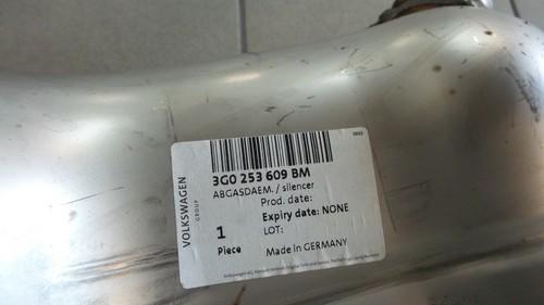 VW Arteon 2.0TSI 3H7 Nachschalldämpfer Left Exhaust New Original 3G0253609BM - Picture 4 of 5