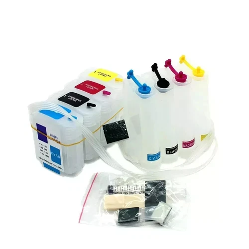 compatible HP10 82 Continuous Ink System for Designjet 500ps 800 with ARC Chip - Picture 2 of 5