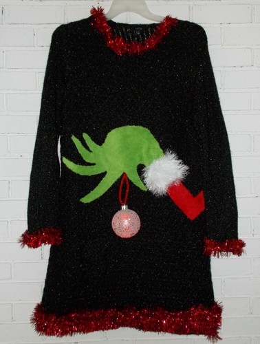 Ugly Christmas Sweater the Grinch LIGHT 