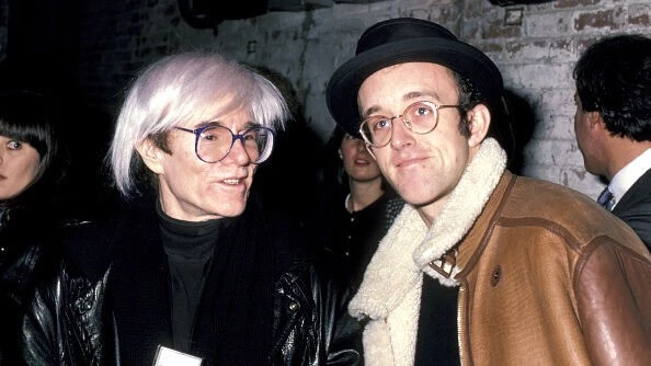 1$ VON ANDY WARHOL UND KEITH HARING ORIGINAL + 2x SIGNIERT, USPS-ST 1987 - Bild 4 von 4