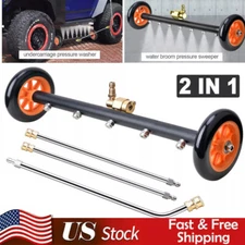 Pressure Power Washer Undercarriage Under Car Cleaner 24" 4000 PSI Water Broom