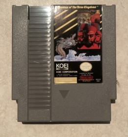 Romance of The Three Kingdoms (Nintendo NES) CIB with Manual & Reference Map