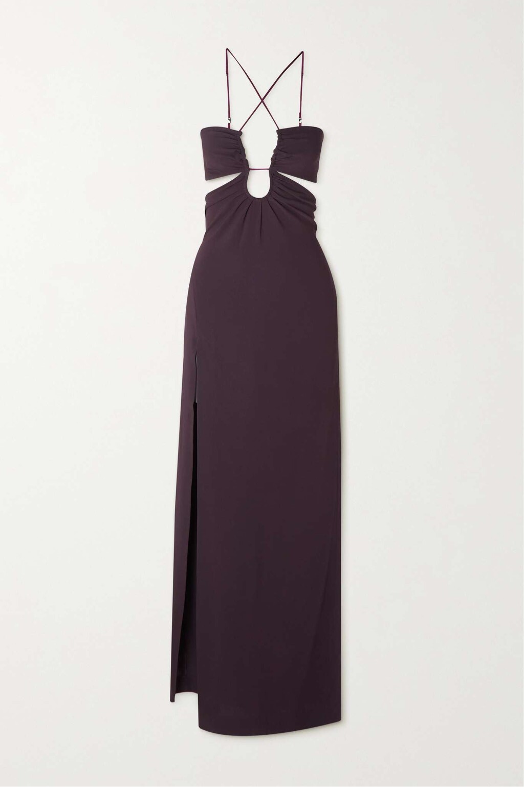 Nensi Dojaka Stretch viscose long dress