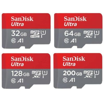 SanDisk Ultra Micro SD Karte 98/100MB C10 & Apt 32 64 128 256 QUAR VARIANTE