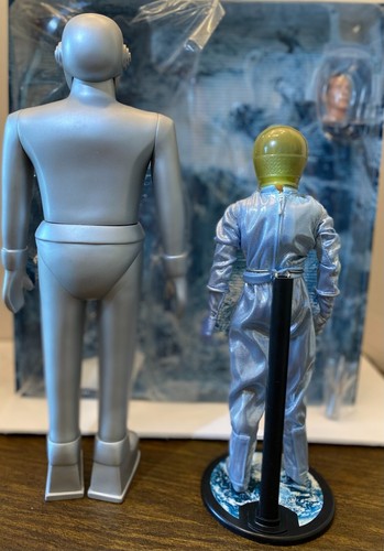 The Day The Earth Stood Still Gort & KLaatu Sci-Fi Action Figures & BONUS DVD - 第 4/12 張圖片