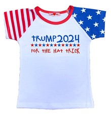 Donald Trump Funny Toddler Tee Shirt Trump 2024 For The Hat Trick