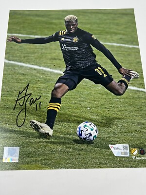 Gyasi Zardes Hand Signed 2020 MLS Cup Columbus Crew 8x10 Photo Fanatics COA 