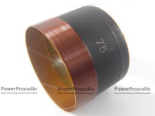 1PCS 75.0MM Audio Bass Speaker Voice Coil Subwoofer Woofer Sound 2 Layers