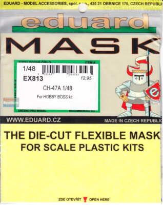 EDUEX813 1:48 Eduard Mask - CH-47A Chinook (HBS kit)