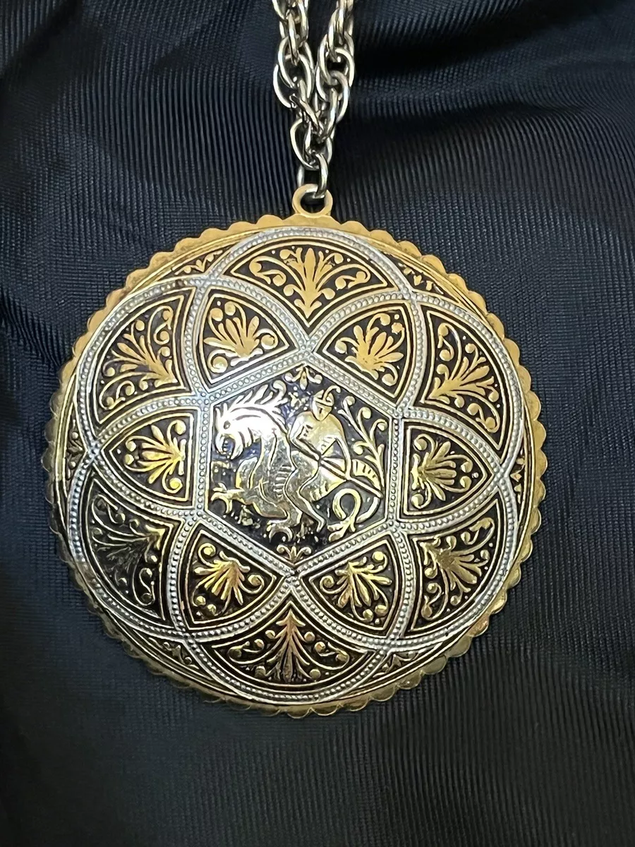 Spanish cheap medallion necklace