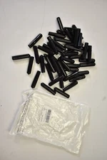 Eboot Black Rubber Liquor Bottle Pourer Cap Dispenser Spout Dust Covers 48 Pack