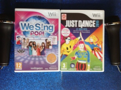 Wir singen Pop Wii 2 USB Mikrofone Singing Spiel & Just Dance 2015 mit Elsa lass es gehen