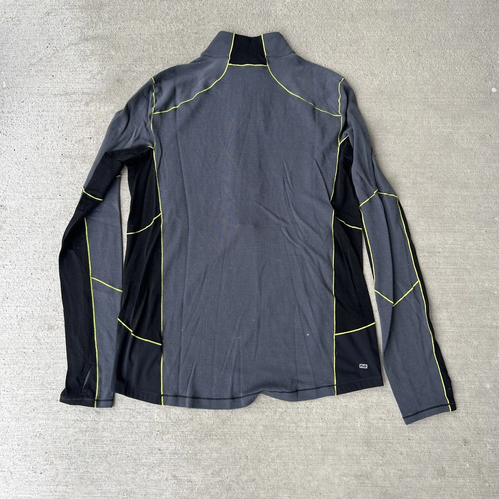 smartwool phd light wind 1/2 zip long sleeve shirt