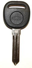 NEW UNCUT CHEVROLET TRANSPONDER CHIP IGNITION KEY B111-PT W/Chevy Bow-Tie Logo