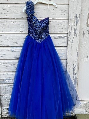 Vintage Mike Benet 80s 1980s Prom Pageant Sequin Tulle Formal Dress XS 6 |  eBay