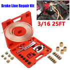<!--F#f_0-->25FT 3/16 Copper Coated Brake Line Pipe Kit + Double & Single Flaring Tool <!--F/-->