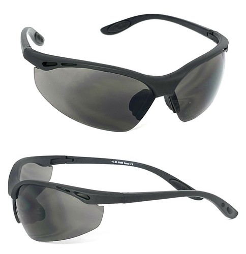 1 o 2 pares de gafas de sol de lectura de seguridad de medio marco para lentes de humo envoltura de lentes - Imagen 5 de 6
