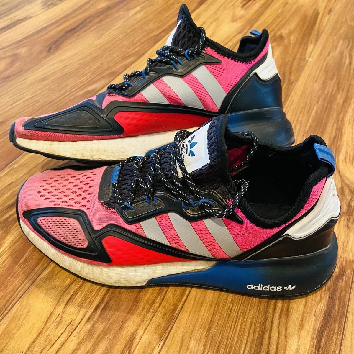Adidas ZX 2K Boost Shock Pink Black W for sale | eBay