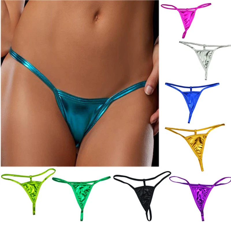 5pcs Lot Sexy Womens Briefs Lingeries G-string Thongs Panties Bikini Underwear - Image 3 of 4
