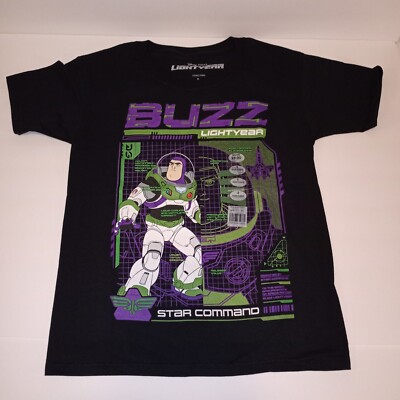 Disney Pixar Size 14/16 Buzz Lightyear Star Command New With Tags 100% Cotton 