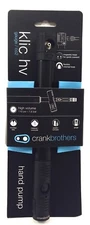 CRANK BROTHERS Air Pump Klic HV Gauge + CO2, Midnight Edition