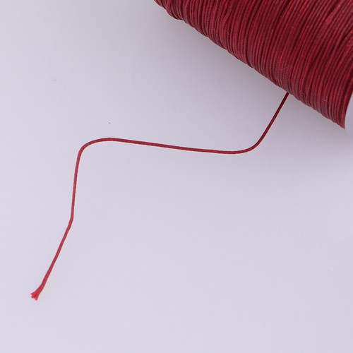 130 Meters 0.5mm Round Polyester Waxed Thread Sewing Stitching - Picture 8 of 8