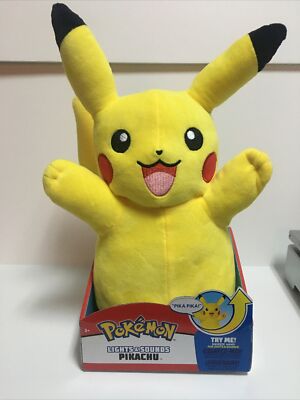 Pokemon Pikachu Plush Toy Action Figure Lights And Sounds
