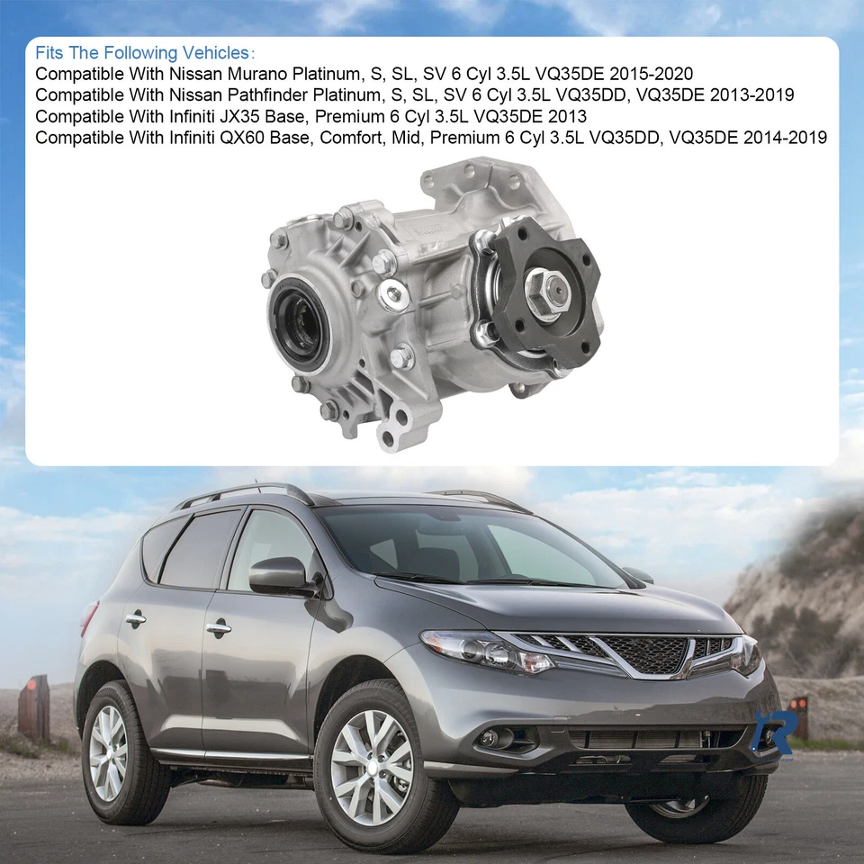 Estuche de transferencia apto para Nissan Pathfinder Murano CVT 3,5 L 6 cilindros 33100-3KA0B Foto 3 de 4