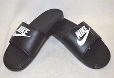 Nike Benassi JDI Black/White Men's Slides Sandals - Asst Sizes NWB (343880-090)