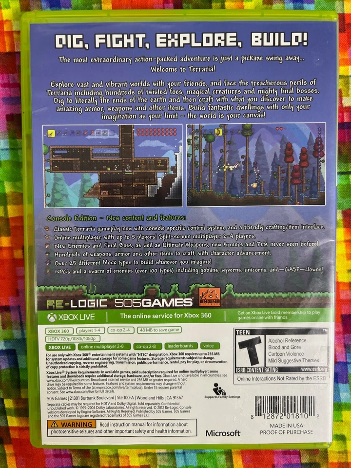 🎮🎮🎮Terraria Xbox 360 Platinum Hits 2-20🎮🎮🎮🎮 - Image 4 of 4
