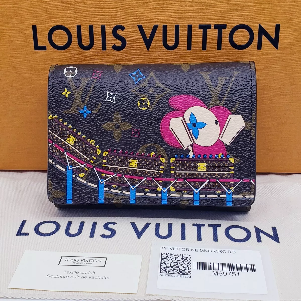 LOUIS VUITTON LTD EDITION MINI VIVIENNE PARIS XMAS MONOGRAM