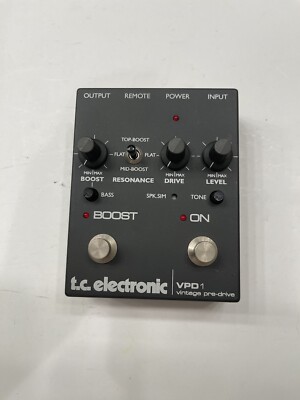 TC Electronic VPD1 Vintage Pre-Drive Overdrive Boost Rare Guitar Effect Pedal