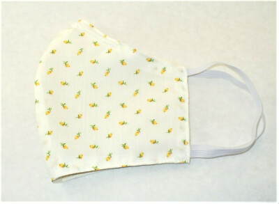Face Mask Wire Adult Yellow White