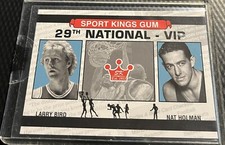 2008 Sport Kings National Convention VIP Larry Bird Nat Holman #VIP-07
