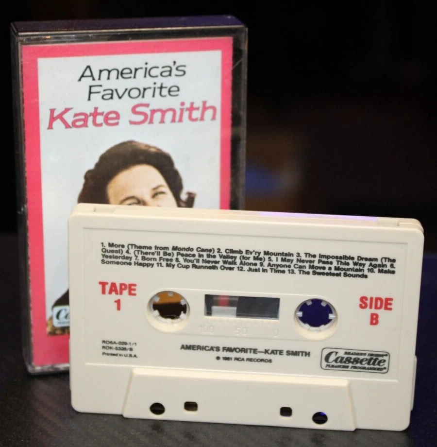 Kate Smith – America’s Favorite – Audio Cassette (1983) – Reader’s Digest Foto 4 de 4