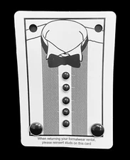 Black Silver Studs & Cuff Links Tuxedo Formal Wedding Prom Mason *FREE SHIPPING*