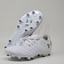 Under Armour Magnetico Pro 3 FG Cleats White 3027039-100 Men's Size 4 New