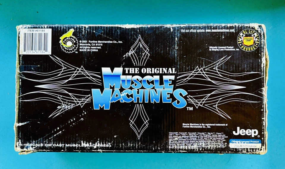 New In Box 1950 Ford Woody Muscle Machine Green 1/18 Scale - Image 4 of 4