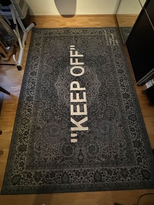 Virgil Abloh x IKEA ''KEEP OFF'' Rug / Teppich 200x300cm Used/ Gebraucht