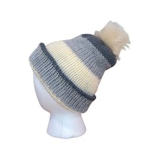 Classic Winter Beanie Gray/Cream