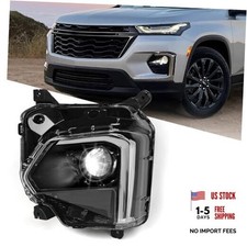LED Headlights Assembly w/o LED DRL Compatible with Left/Driver W/O LED DRL