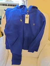 Polo Ralph Lauren Sweat Suit Kids 10/12 BLUE NEW WITH TAGS